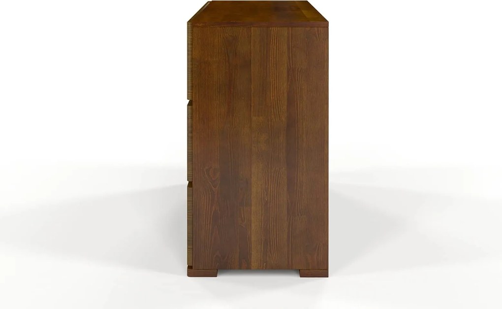 Comodă lemn masiv TerraCraft Pin 3 sertare, 120 × 45 × 81 cm