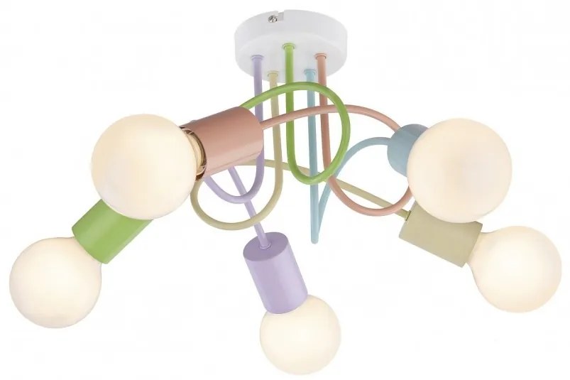 Lustra multicolor camera copii design minimalist Linett
