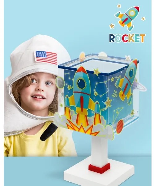 Dalber 63351N - Lampă LED pentru copii ROCKET 1xG4/4W/230V, multicoloră