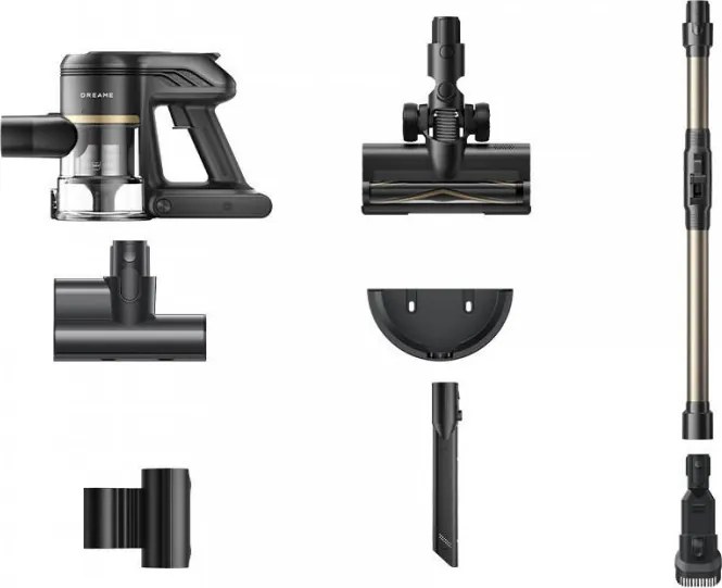 Aspirator vertical fara fir Dreame T30 Flex VJ74E, 450 W, 144 AW, 3 viteze, 0,5 L, 60 min, HEPA H13, LED, Motor fara perii, Negru