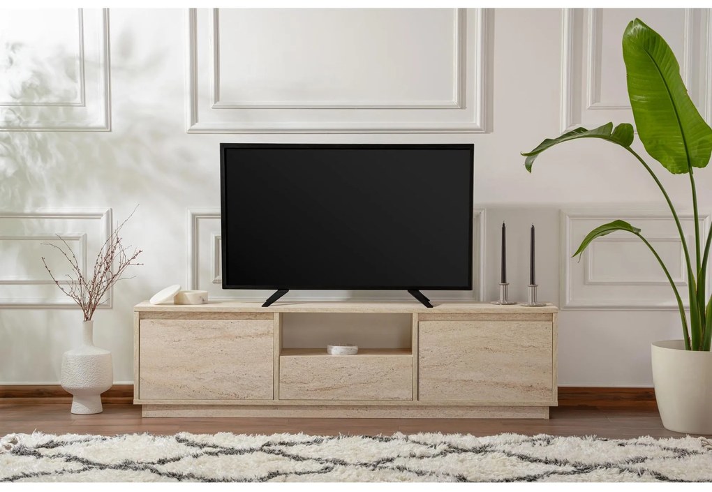 Dulap TV Vangarella (travertin). Promo -23%. 1107326