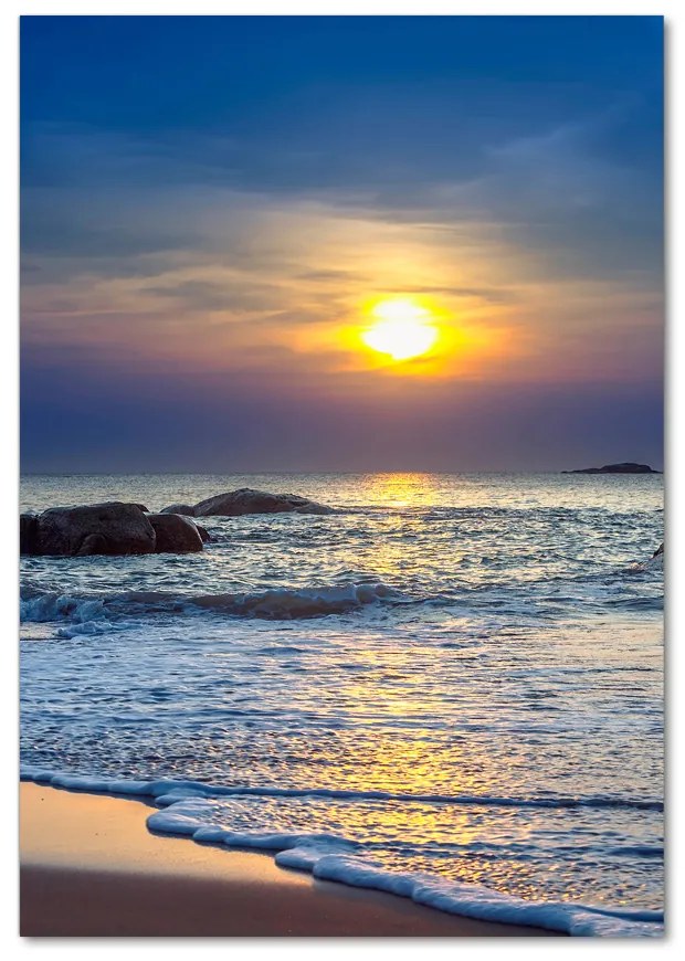 Fotografie imprimată pe sticlă Sunset Beach