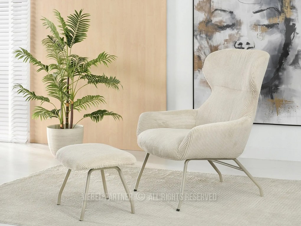 Fotoliu Condor (bej deschis + bej). Promo -20%. 1109987