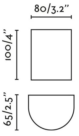 Aplica perete aluminiu gri, 1xGU10, SOLE round