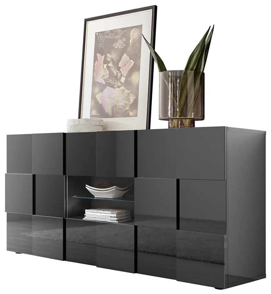 Comodă SERIAN antracit