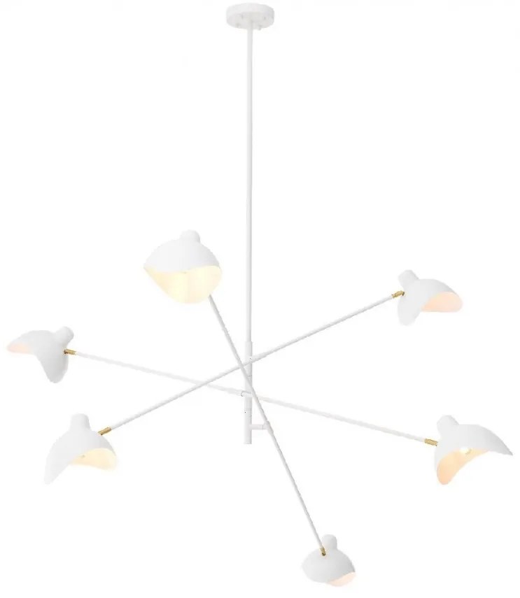 Lustra design modern LUX Meryll alb 114795 HZ