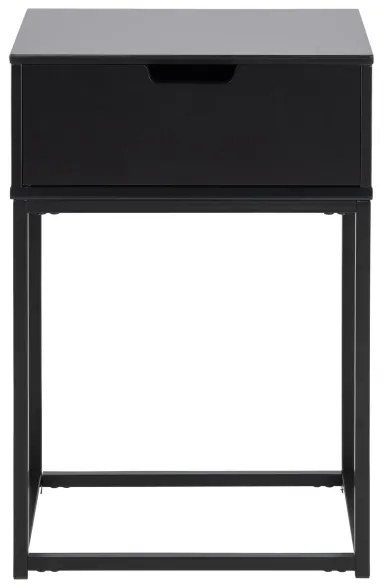 Noptieră CARLY antracit
