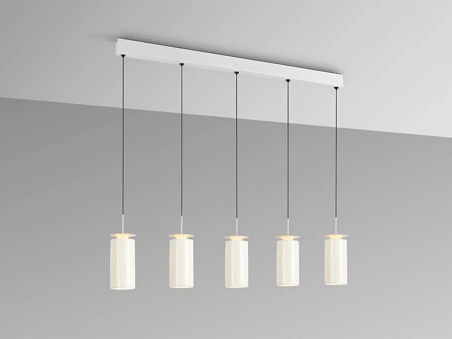 Lustra cu 5 pendule ceramice LED Alfara