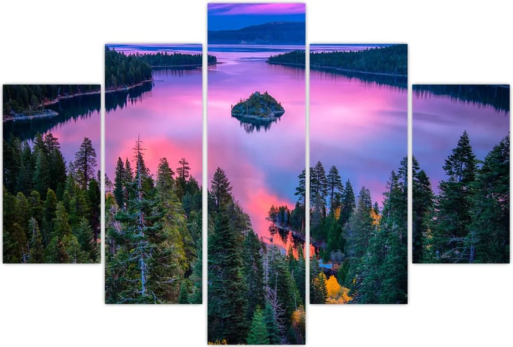 Tablou - Lacul Tahoe, Sierra Nevada, California, SUA (150x105 cm)