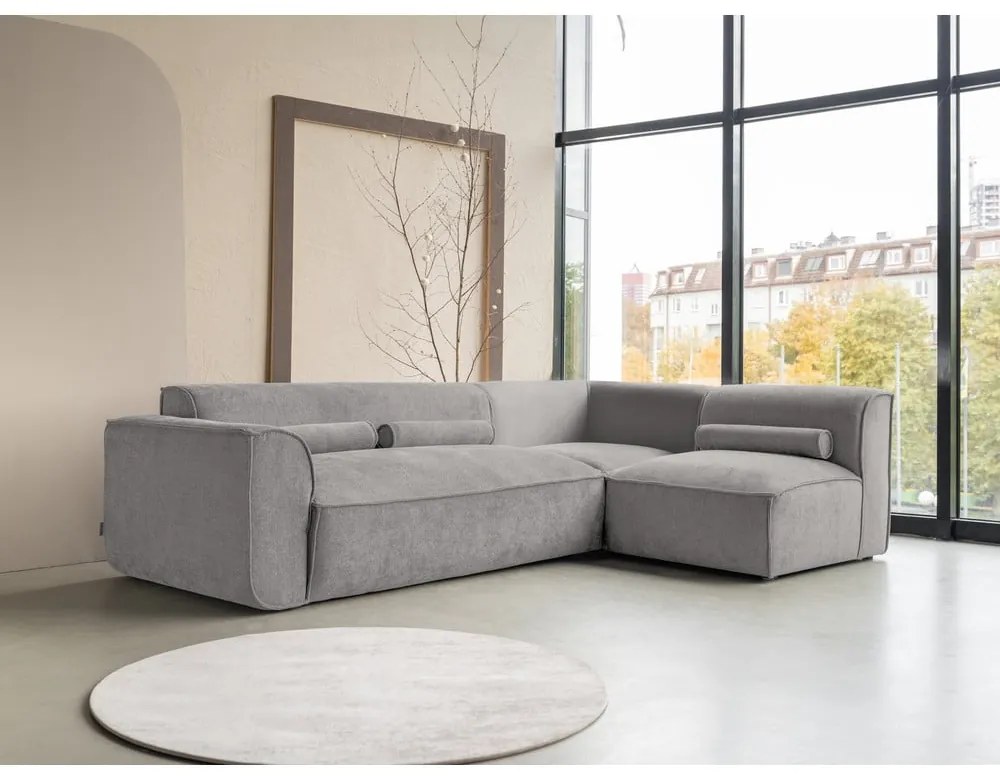 Colțar gri deschis (cu colț pe partea dreaptă) Flex Felix – Miuform