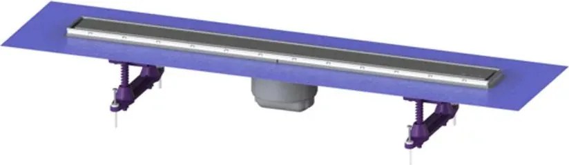 Set rigola de dus plus capac reversibil Kessel Linearis Compact 75 cm