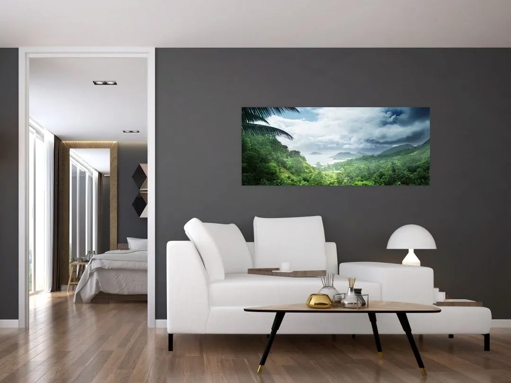 Tablou -Jungla din Seychelles (120x50 cm)