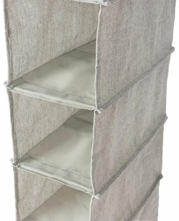 Organizator de haine agatat 30 x 18 x 94 cm, gri