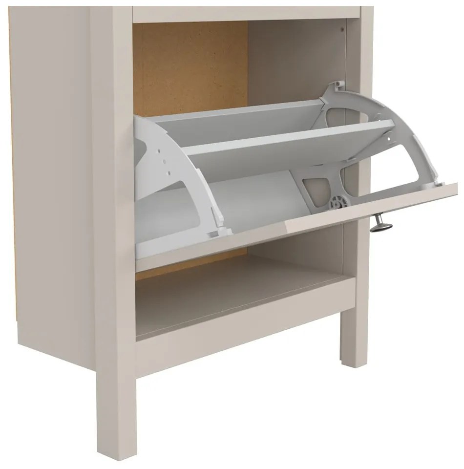 Pantofar grej cu deschidere înclinată Madrid – Tvilum