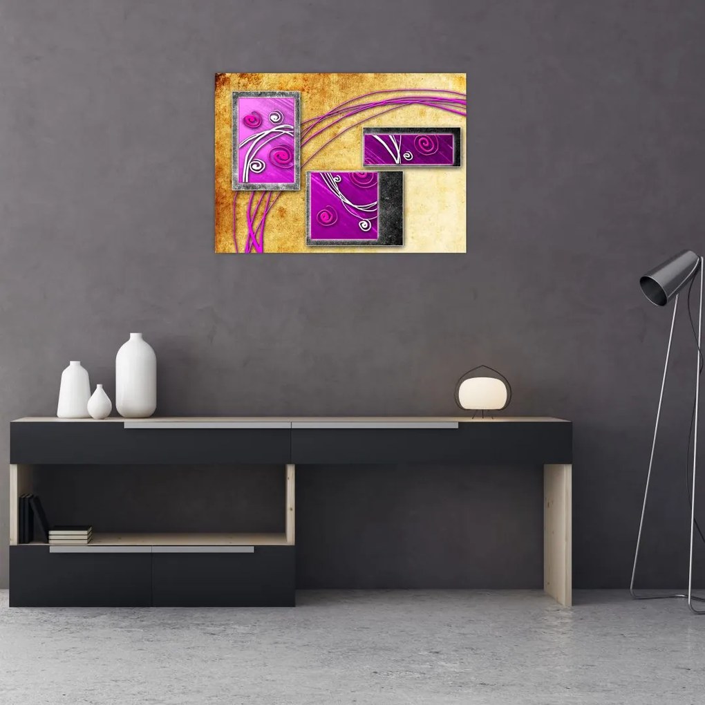 Tablou abstracție (70x50 cm)