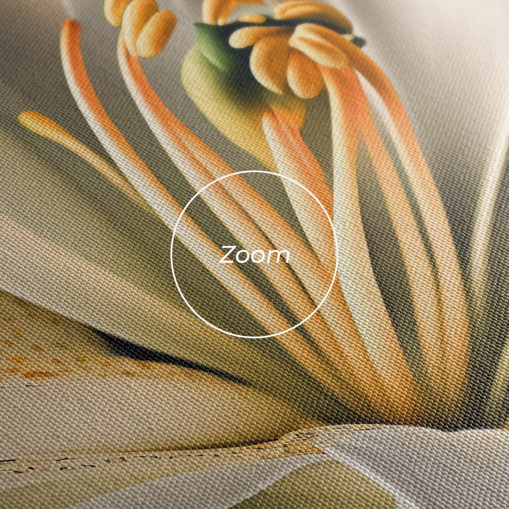 Tablou Canvas, 60x120cm, Dormitor si Living, Flori, Crini, Big Lily View