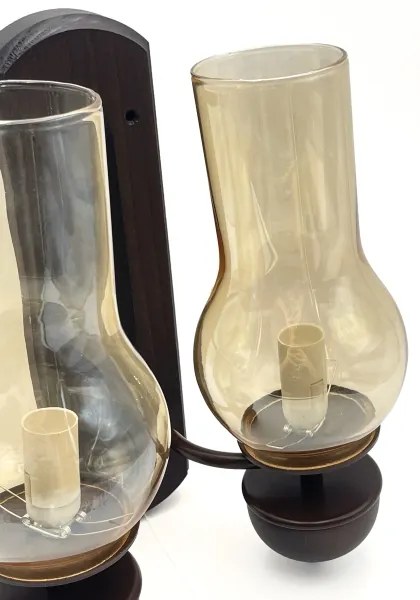 Aplică Brilagi COTTAGE 2xE14/40W/230V fag/maro