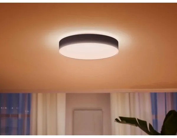Philips - Plafonieră LED reglabilă Hue ENRAVE L LED/33,5W/230V neagră + telecomandă