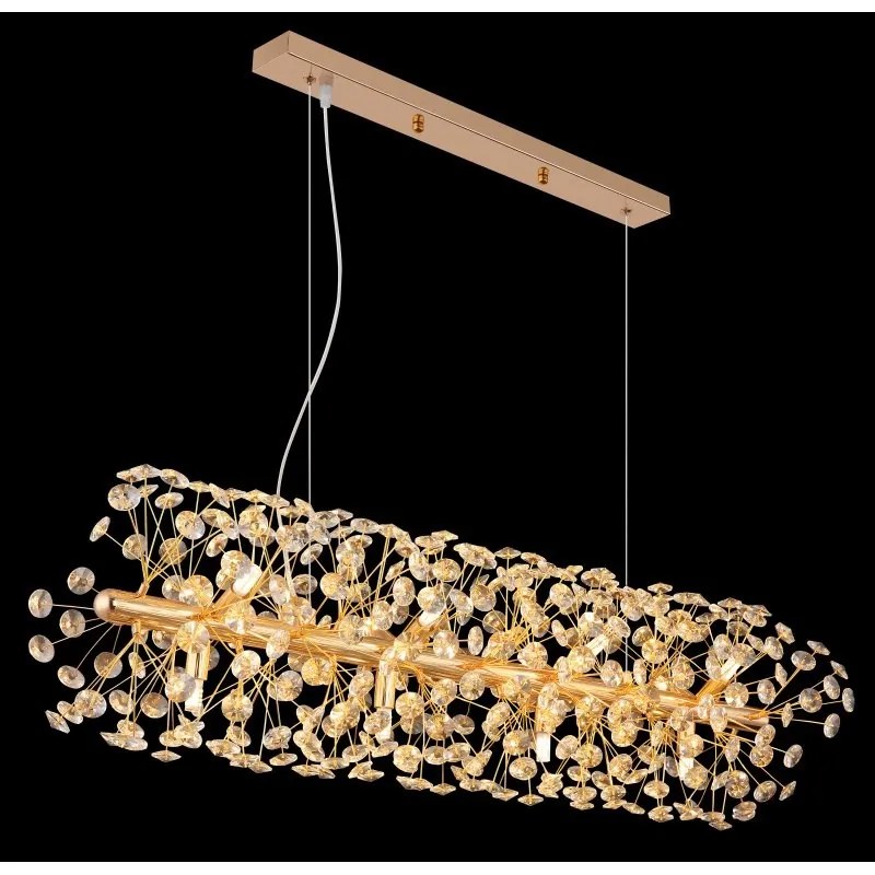 Lustra suspendata design elegant KATRINA L-90cm auriu 64135H4 GL