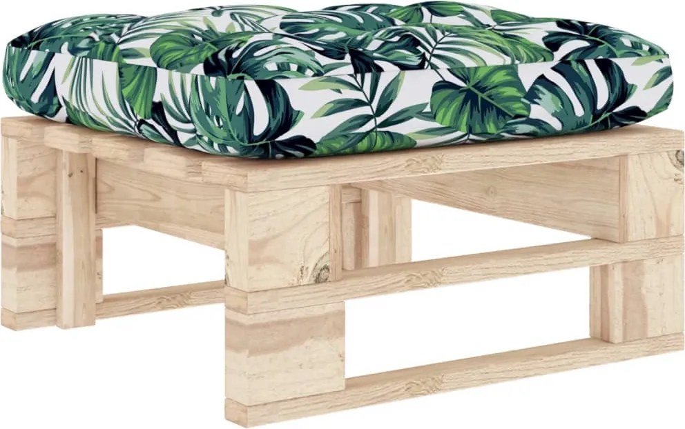 vidaXL Taburet de grădină din paleți, lemn de pin tratat