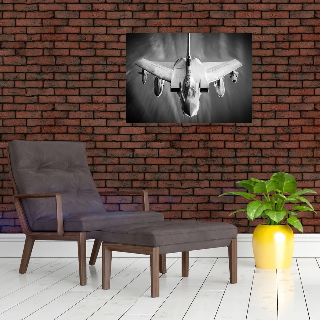 Tablou pe sticlă - Aeronava (70x50 cm)