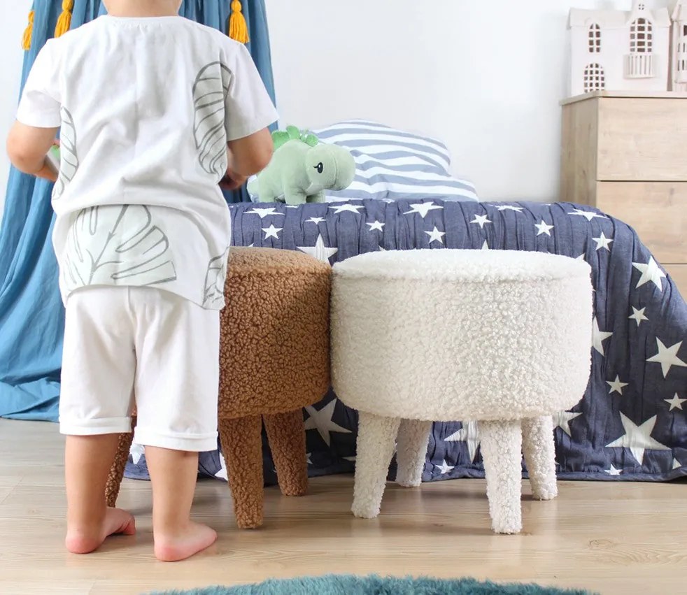 Taburet tapițat Moouv 3337 - Brown
