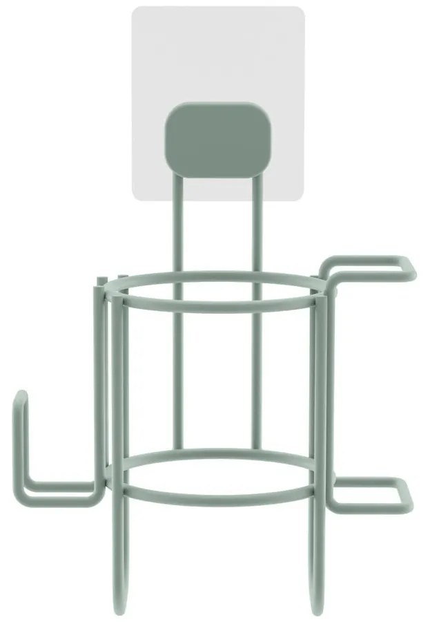 Suport pentru uscătorul de păr autoadeziv din metal Grena – Compactor