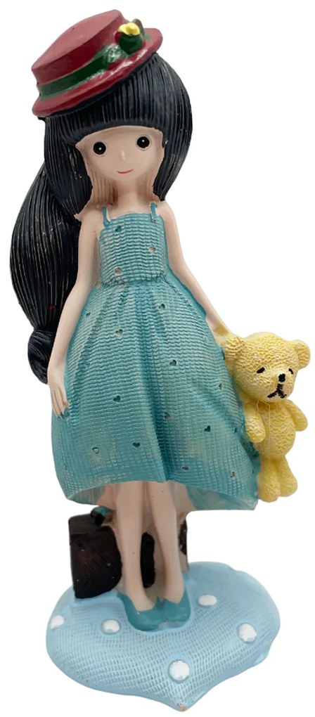 Figurina Fetita Britney 13cm, Albastru