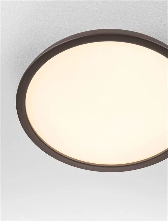 Lustra LED aplicata stil modern FELICIA maro 60cm