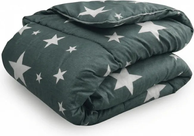 Set pilota pentru toate anotimpurile 140x200 cm din fibra siliconica cu perna 70x90 cm DREAM STAR