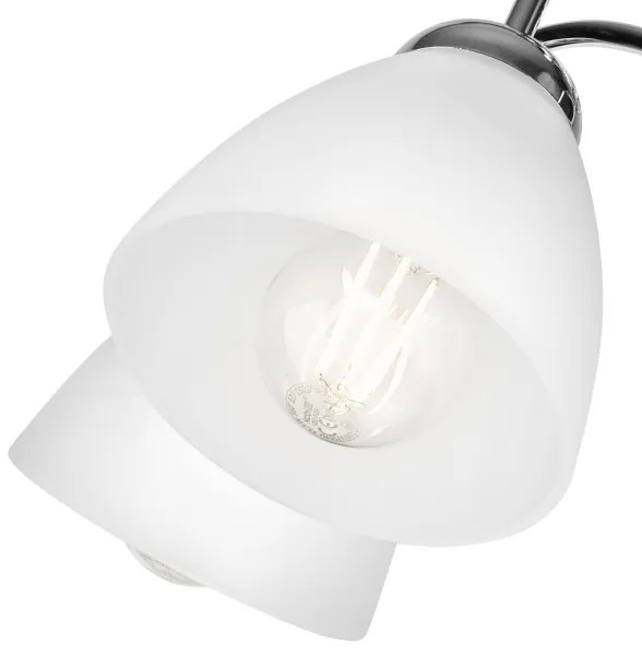 Lampă de perete MIRANDA 5xE27/60W/230V crom lucios