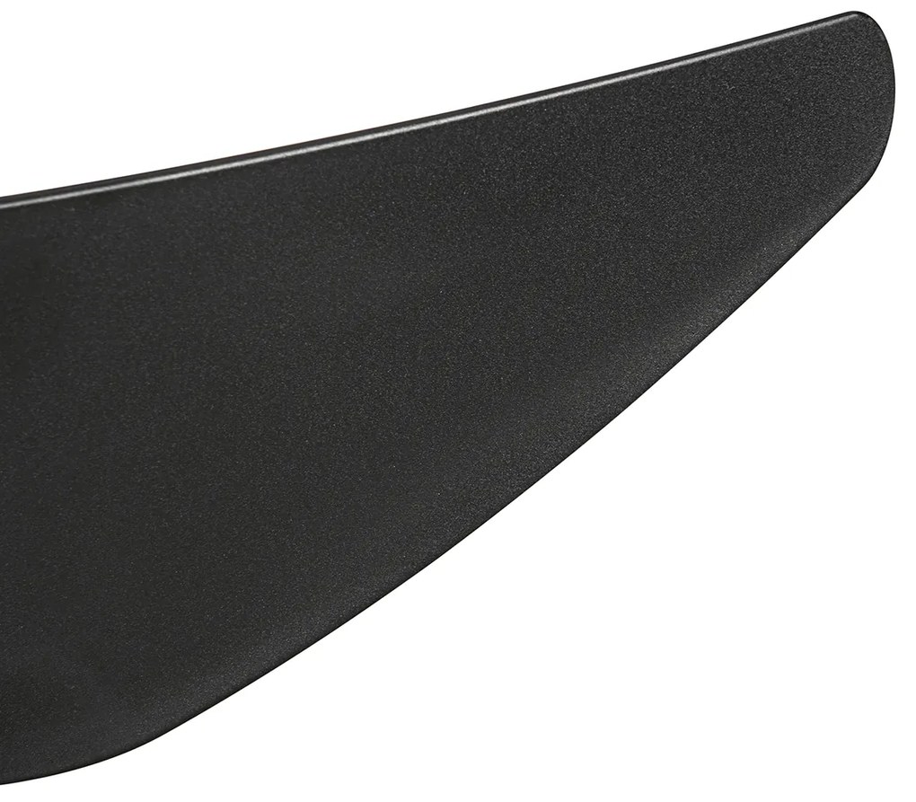 Ventilator de tavan negru 86,7 cm incl. LED cu dimmer cu telecomandă - Yuki
