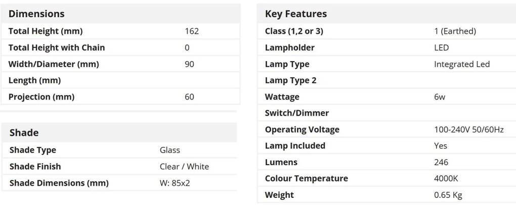 Aplica LED pentru exterior iluminat ambiental sus/jos Outdoor 8852BK SRT