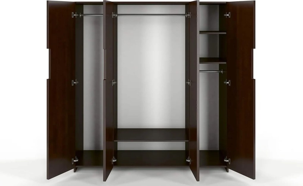 Dulap lemn masiv TerraCraft Fag, 170 × 60 × 180 cm