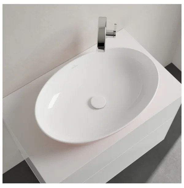 Lavoar pe blat, Villeroy&amp;Boch Artis, material TitanCeram, 61x41cm, Powder, 419861BCT0