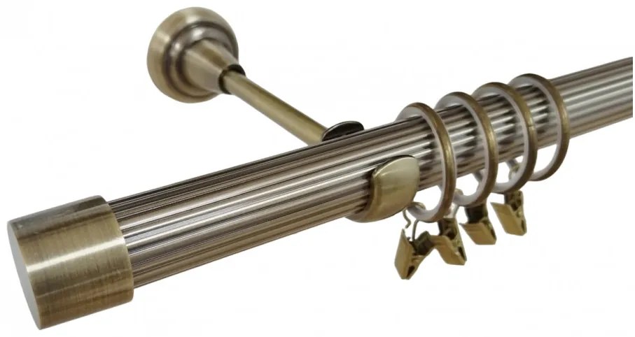 Galerie simpla DOP STRIAT /25 - aur antic (Alege marime: 200 cm)