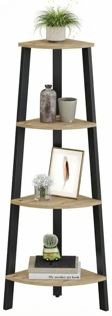 Raft de colt TAYLOR ARTISAN 4 polite, 125x34cm