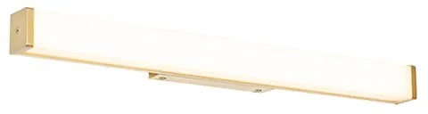 Aplică de perete pentru baie din alamă 62 cm inclusiv LED IP44 - Cascada