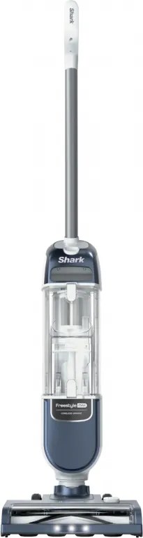 Aspirator vertical fara fir Shark Freestyle Max SV2002, 30 W, 0,7 l, 20 min, 2 viteze, 2 trepte, Lumini LED, Statie de incarcare, Albastru