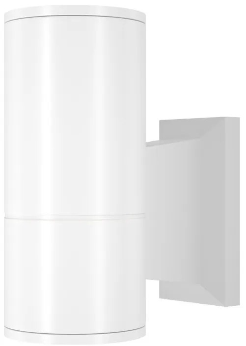 Aplica de perete pentru iluminat exterior IP54 Bowery alb