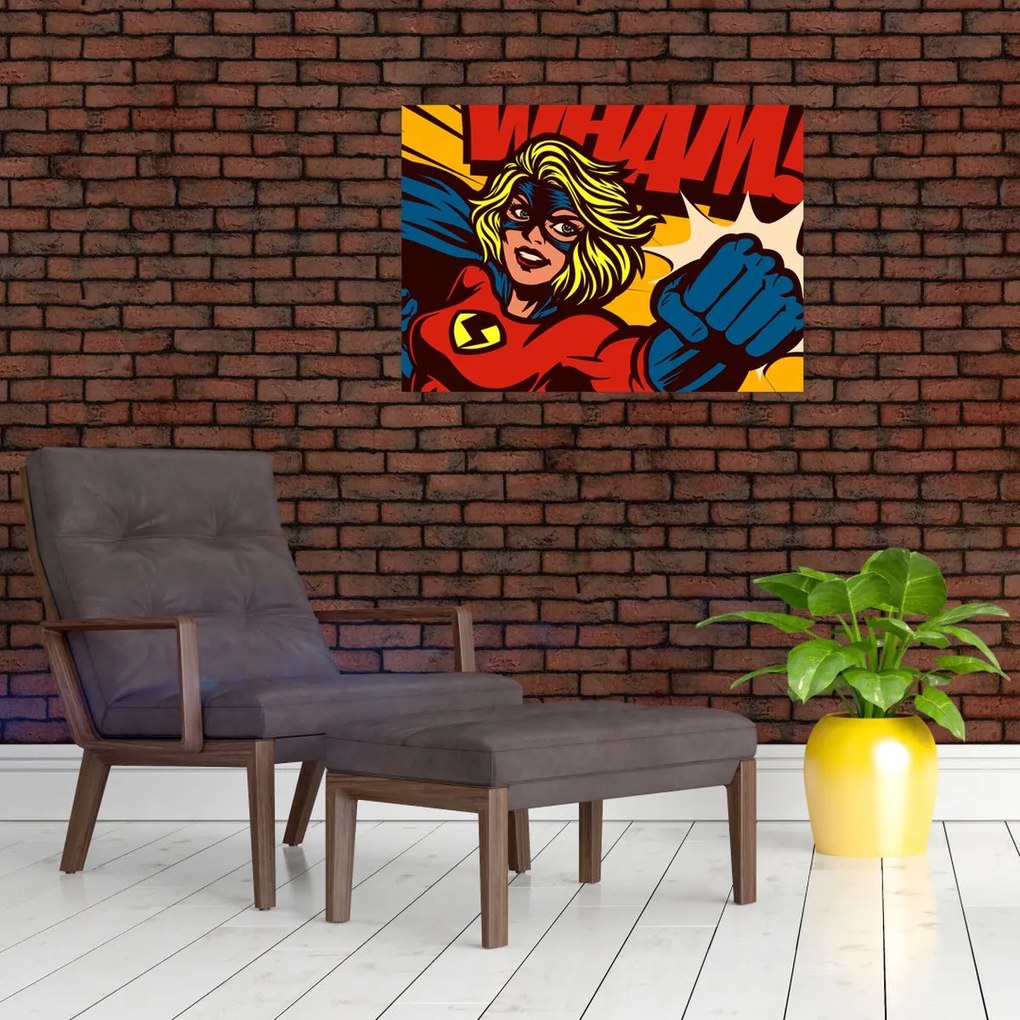 Tablou pe sticlă - Comix (70x50 cm)