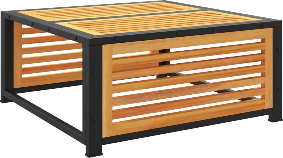 vidaXL Masă de grădină, 68x68x30 cm, lemn masiv de acacia