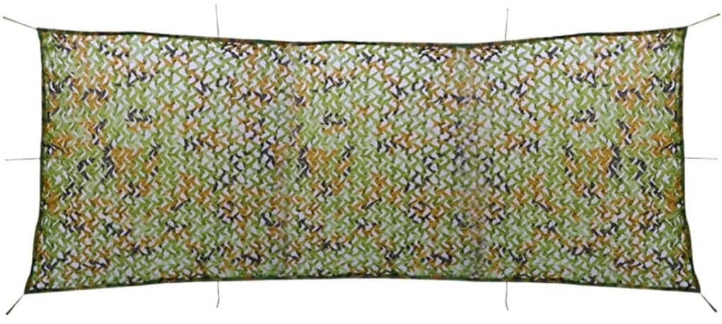 vidaXL Plasă de camuflaj cu geantă de depozitare, 1,5 x 4 m