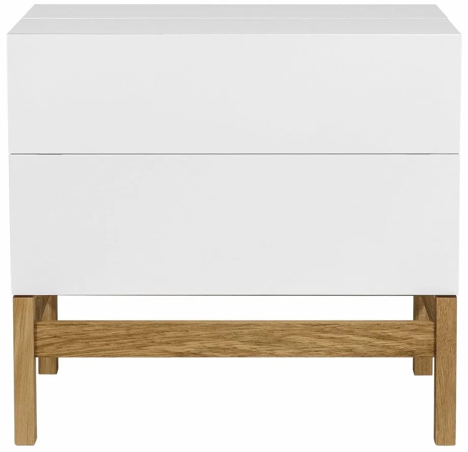 Dulap pentru vinuri alb/natural 75x70 cm Grande - Woodman