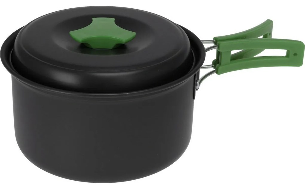 Set de oale din aluminiu Redcliffs din 2 piese cumâner din plastic, verde