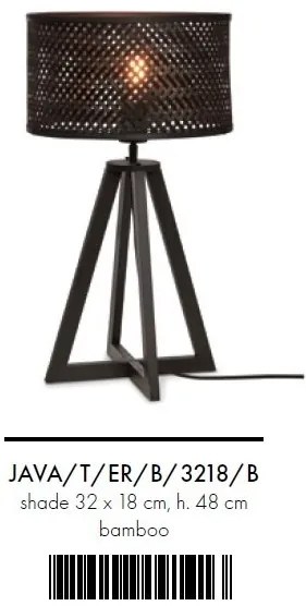 Veioza eco din bambus Java 4-pt bl/3218, bl