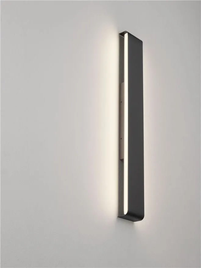 Aplica exterior neagra liniara 60cm IP65 LED 2700K RANGE
