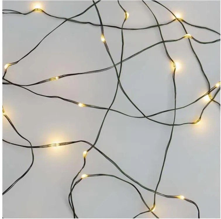 Instalație LED de Crăciun de exterior 75xLED/12,5m IP44 alb cald