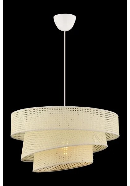 Pendul pe cablu COUPER 1xE27/60W/230V alb