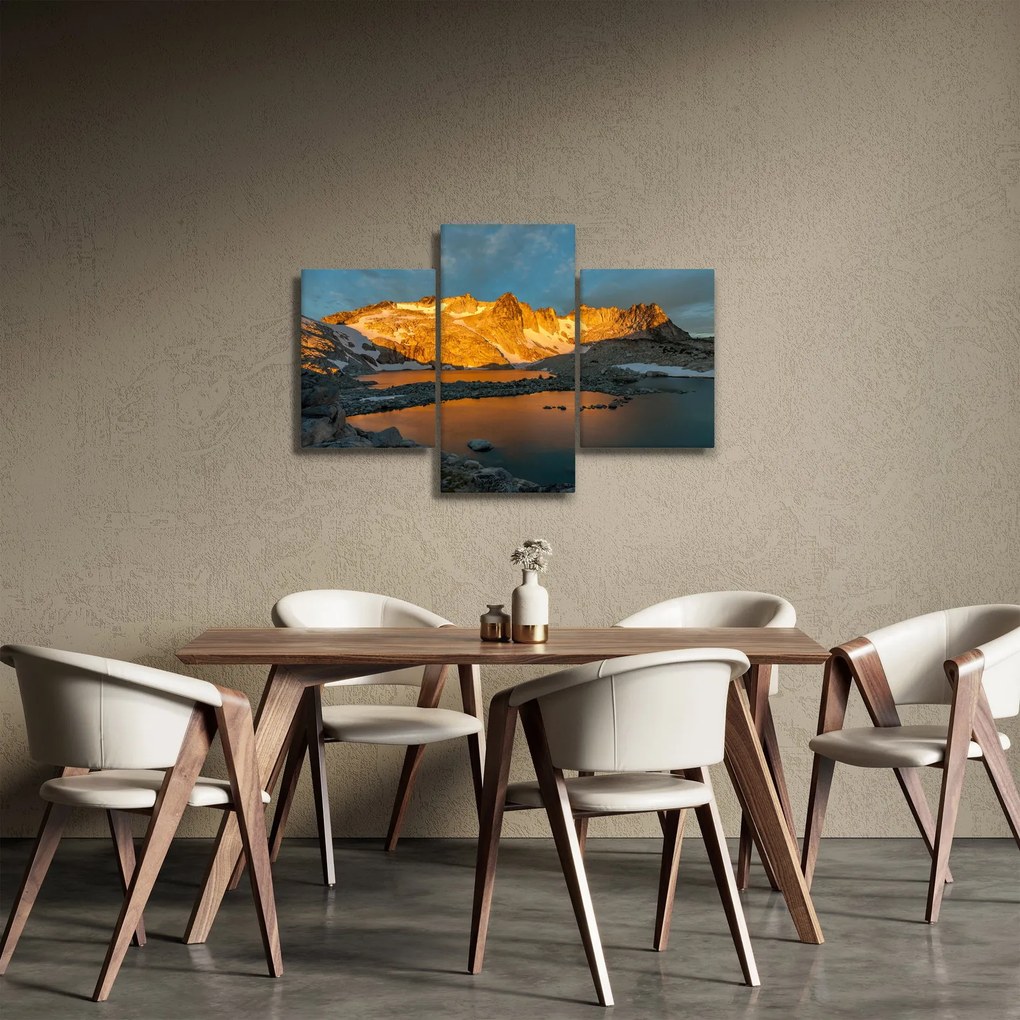 Tablou cu peisaj montan (90x60 cm)